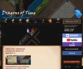 Dragonsoftime.com(Dragons of Time) Screenshot