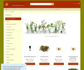 Dragonspice.de(BIO Kräuter) Screenshot