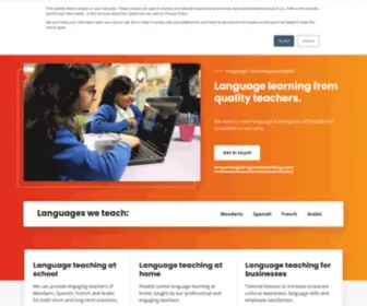 Dragonsteaching.com(Online Language Classes) Screenshot