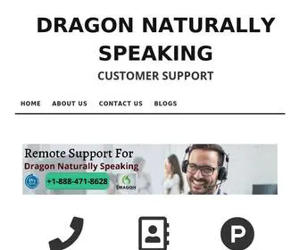 Dragonsupport.us(Nuance Dragon Naturally Speaking) Screenshot