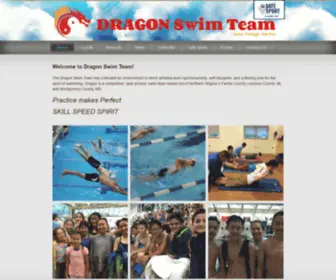 Dragonswim.org(Dragon Swim Team) Screenshot