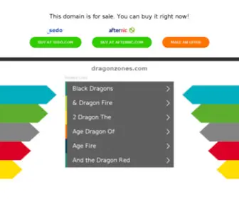 Dragonzones.com(Dragonzones) Screenshot