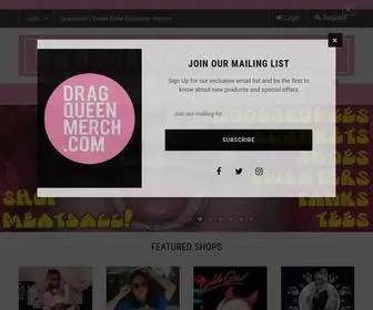 Dragqueenmerch.com(Official Drag Queen Store Online) Screenshot