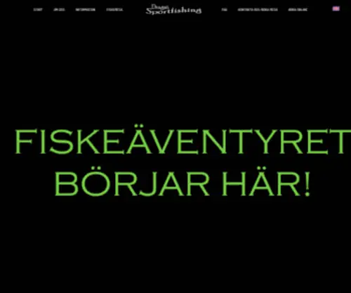 Dragsosportfishing.se(Hyra båt) Screenshot