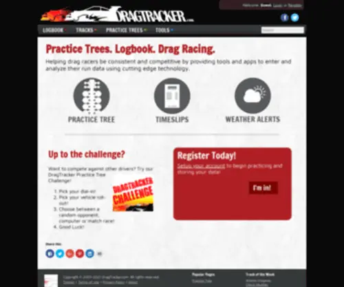 Dragtracker.com(Drag racing) Screenshot