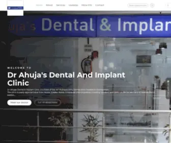 Drahujasdentalclinic.in(Dr Ahujas Dental & Implant Clinic) Screenshot