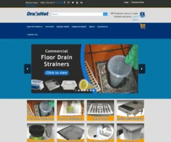 Drain-Net.com(Drain-Net Restaurant Plumbing Supplies, Grease Traps and Drain Strainers) Screenshot