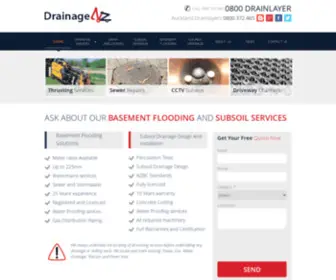 Drainage.co.nz(Auckland Drainage drainlaying drain repairs all drainage in Auckland) Screenshot