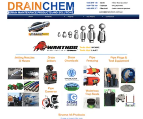 Drainchem.com.au(Drainchem) Screenshot