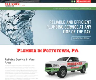 Drainmenplumbing.com(Drainmen Plumbing Inc) Screenshot