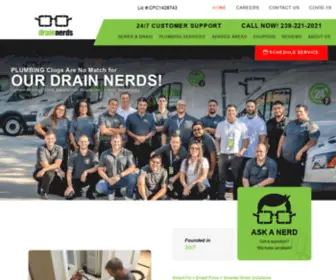 Drainnerds.com(SW Florida's Top Plumbing) Screenshot