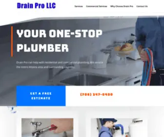 Drainprogeorgia.com(Drain Pros LLC) Screenshot