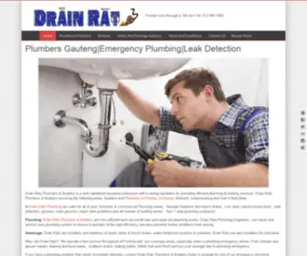 Drainratzplumbing.co.za(Drain Ratz) Screenshot