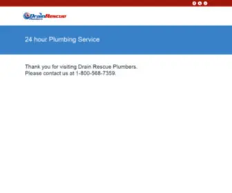 Drainrescue.com(24 hour Plumbing Service) Screenshot