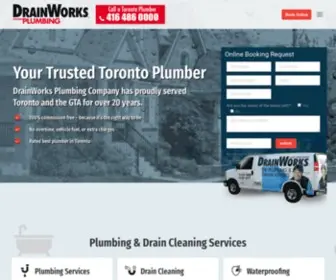 Drainworks.com(Toronto Plumber) Screenshot