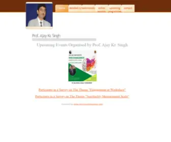 Drajayksingh.org(Ajay Kumar Singh) Screenshot