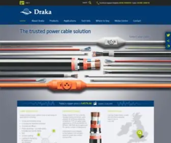 Drakauk.com(Building Wiring Cables) Screenshot