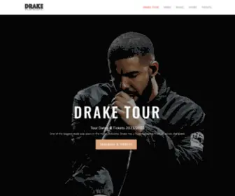 Drake-Tour.com(Buy DRAKE Tickets & VIP Packages) Screenshot