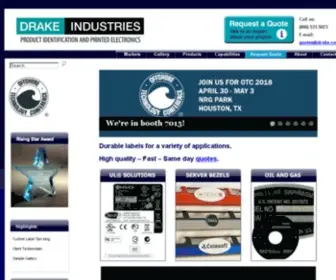 Drake.com(Drake Industries) Screenshot