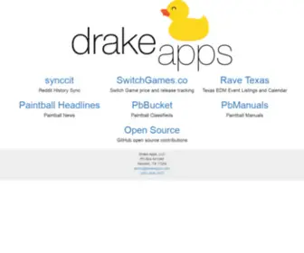 Drakeapps.com(Drake Apps) Screenshot