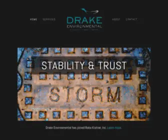 Drakeenv.com(Drake Environmental) Screenshot