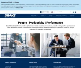 Drakeintl.co.uk(Drake International) Screenshot