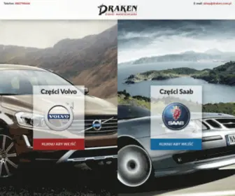 Draken.com.pl(Części motoryzacyjne do Saaba i Volvo) Screenshot