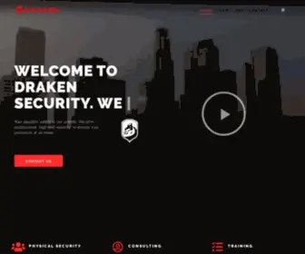 Drakensecurity.com(Corporate Protection Los Angeles) Screenshot