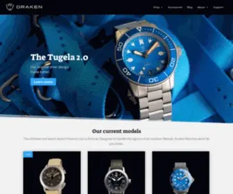 Drakenwatches.com(Draken Watches) Screenshot