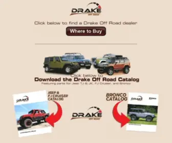 Drakeoffroad.com(Drake Off Road) Screenshot