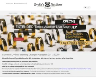 Drakesauctions.co.uk(Drake's Auction Tavistock) Screenshot