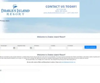 Drakesislandresort.com(Drakes Island Resort Online Booking Widget EasyInnkeeping) Screenshot
