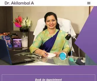 Drakilambal.com(Dr.Akilambal is) Screenshot