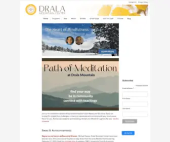 Dralamountain.org(Meditation Retreats and Buddhist Retreats) Screenshot