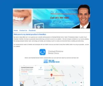 Dralanmiller.com(Experienced Hamilton Dentist) Screenshot