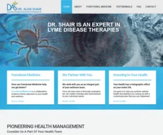 Dralanshair.com(Ayurvedic Medicine Doctor Raritan) Screenshot