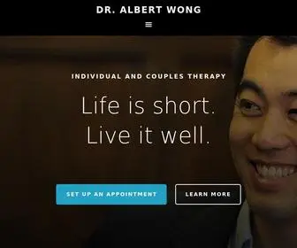 Dralbertwong.com(Albert Wong) Screenshot