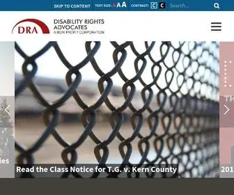 Dralegal.org(Disability Rights Advocates) Screenshot