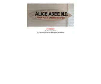 Draliceadee.com(DR ALICE ADEE) Screenshot