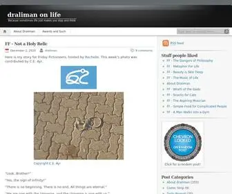 Dralimanonlife.com(Draliman on life) Screenshot