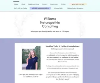 Drallisonwilliams.com(Naturopathic Doctor) Screenshot