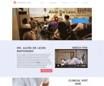 Dralvindeleon.com(Dr. Alvin De Leon) Screenshot