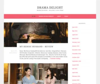 Dramadelight.com(Drama Reviews) Screenshot