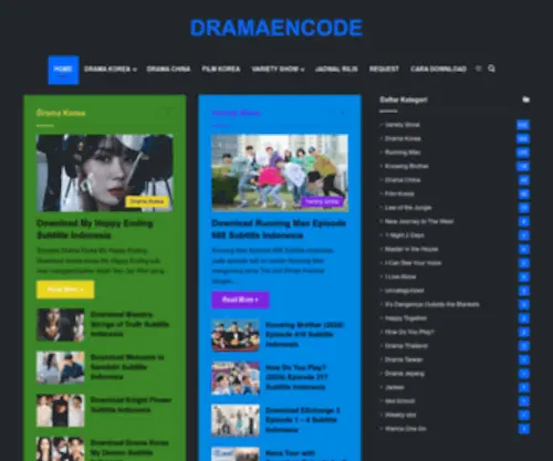 Dramaencode.club(Download Drama Korea dan Variety Show Subtitle Indonesia) Screenshot