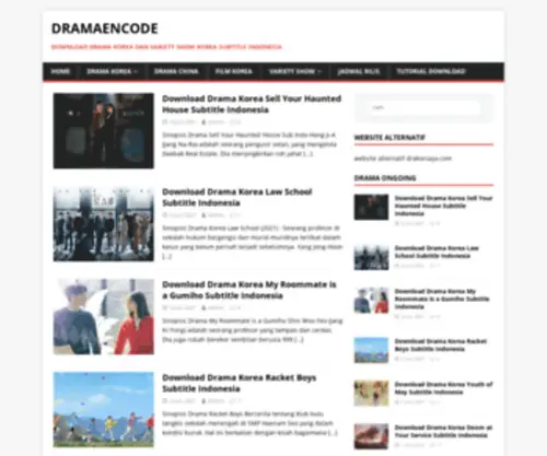 Dramaencode.com(Download Drama Korea dan Variety Show Subtitle Indonesia) Screenshot
