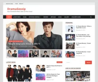Dramagossip.com(Asian Entertainment News) Screenshot