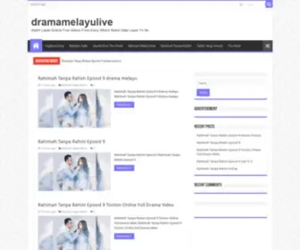 Dramamelayulive.tk(Watch Layan Drama Free Videos From Every Where Watch Daily Layan TV Se) Screenshot