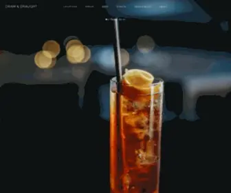 Dramanddraught.com(Raleigh, NC Whiskey Bar Located in the Heart of Downtown Raleigh) Screenshot