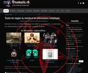 Dramatic.ch(Portail du paranormal et de toutes les magies du monde) Screenshot