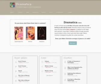 Dramatica.com(The Next Chapter in Story Development) Screenshot